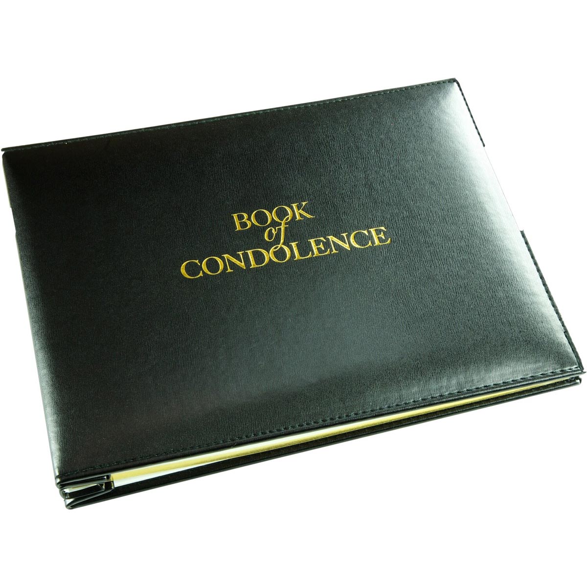Esposti - Loose Leaf Funeral Book of Condoleance Black met presentatiebox EL59