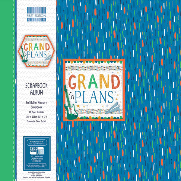 Erstausgabe - 12x12 Album - Grand Plans Linien