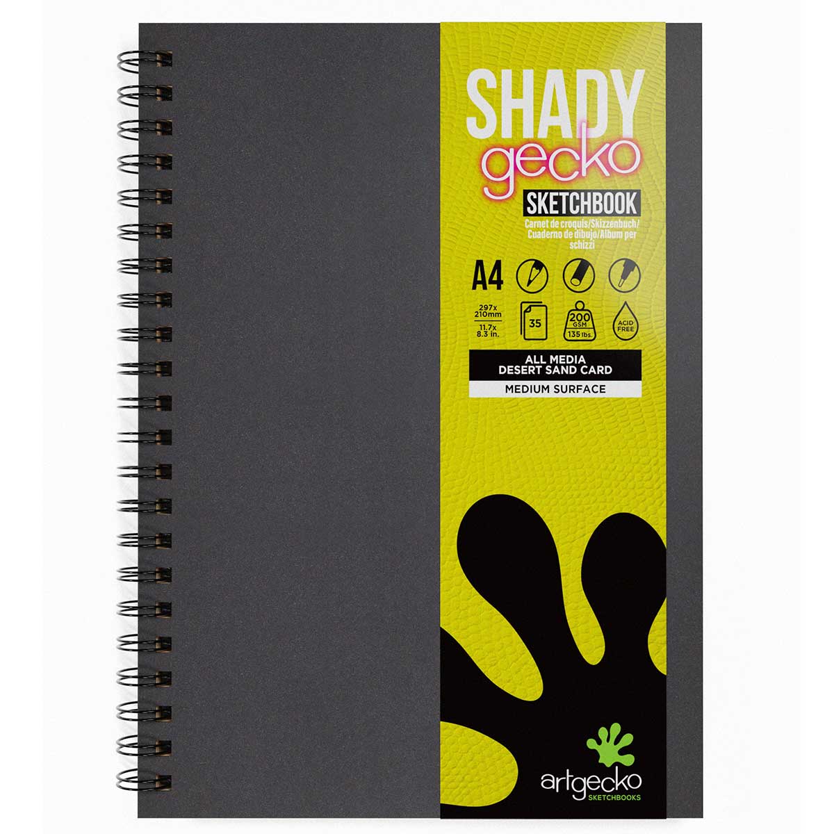 Artgecko - Shady Tan Paper Sketchbook - A4 Portret