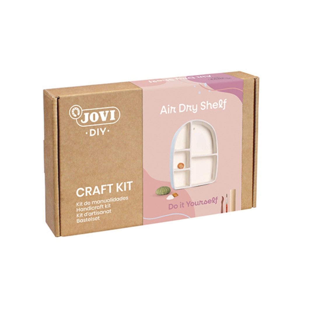 JOVI - Air Dry Clay DIY Craft kit for making Display Shelf