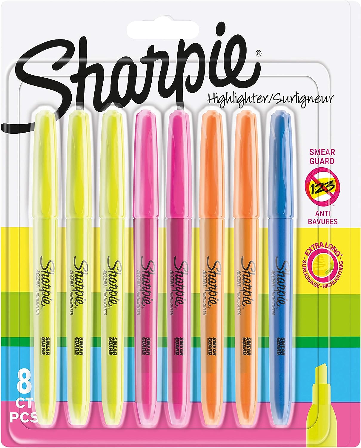 Sharpie-Marqueurs Surligneur 8x