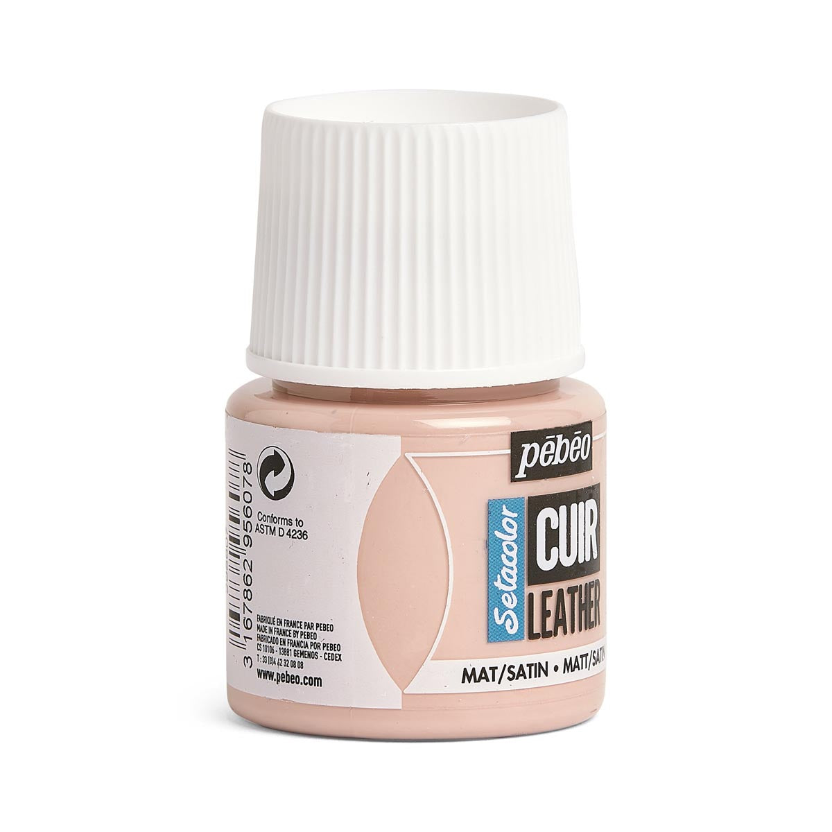 Pebeo - peinture en cuir Setacolor 45 ml - Sakura Pink