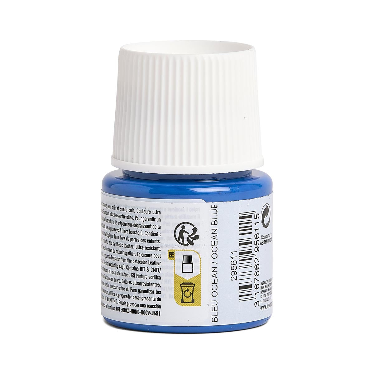 Pebeo - peinture en cuir setacolor 45 ml - Bleu océan