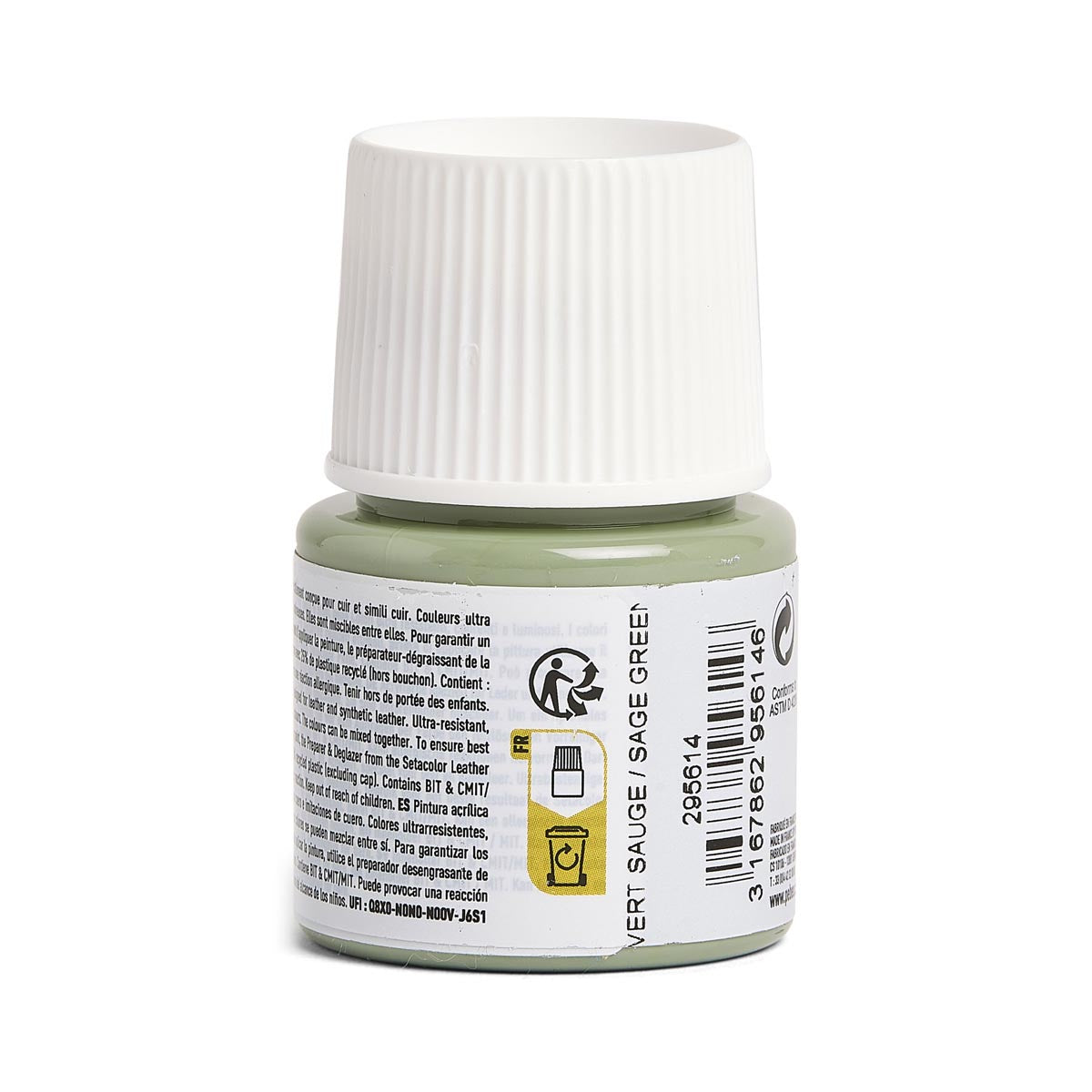 Pebeo - setacolor lederen verf 45 ml - salie groen