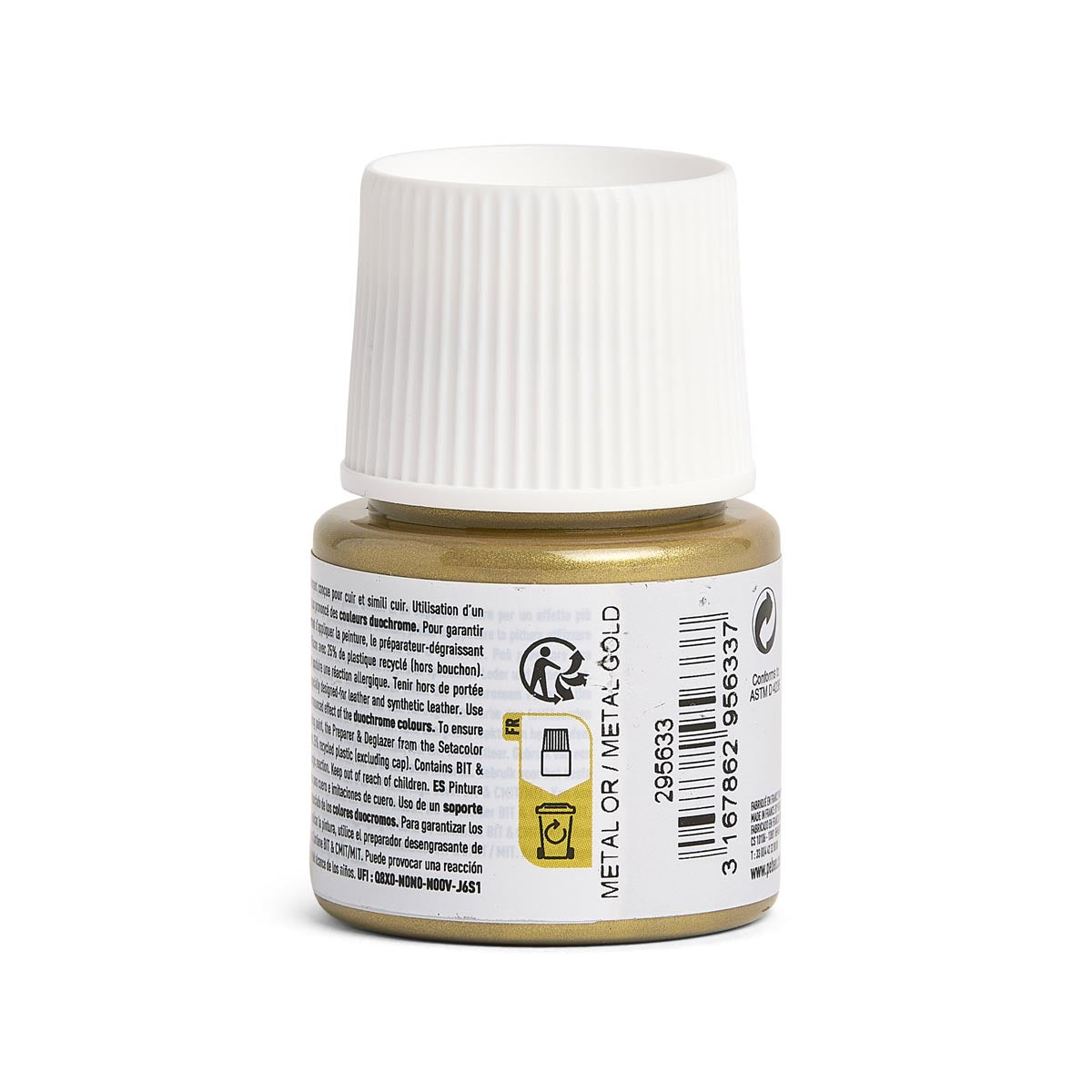 Pebeo - Setacolor Leather Paint 45ml - Metal Gold