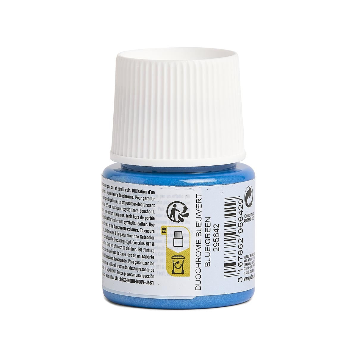 Pebeo - Setacolor Lederfarbe 45 ml - Duochromblau/Grün