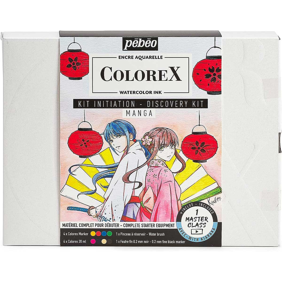 Pebeo - Inks voor ontwerp - Colorex Manga Discovery Set