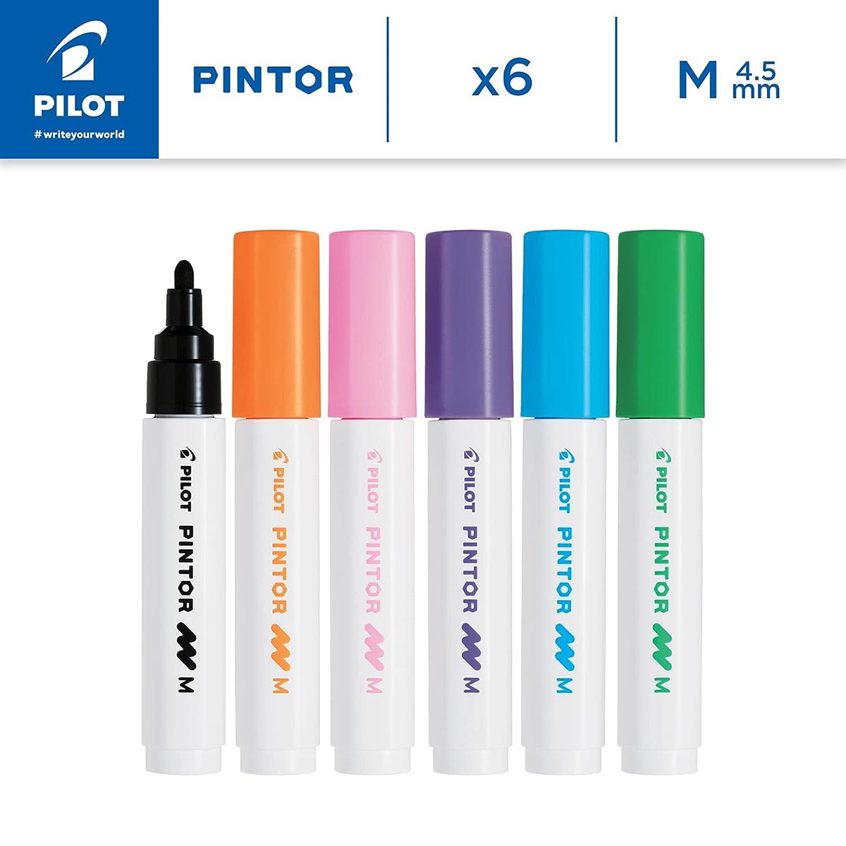 Pintor - Paint Marker Medium Tip 6 Pack - Creative