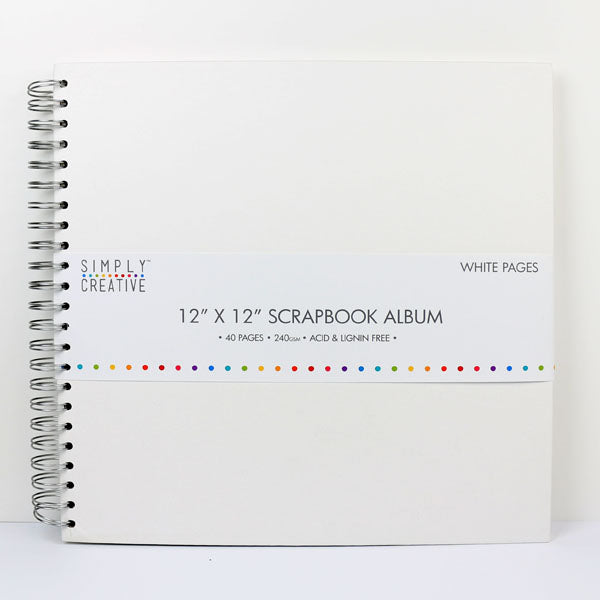 Simply Creative - Album 12x12 - Plain White