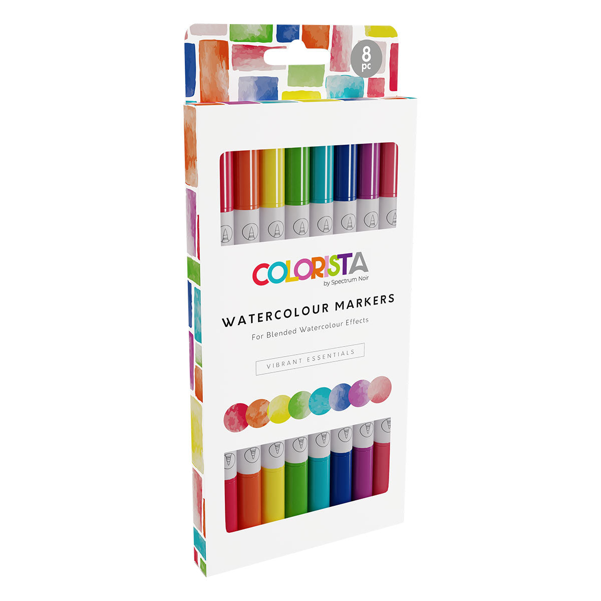 Spectrum Noir Colorista - Watercolour Markers (8 set) Vibrant Essentials
