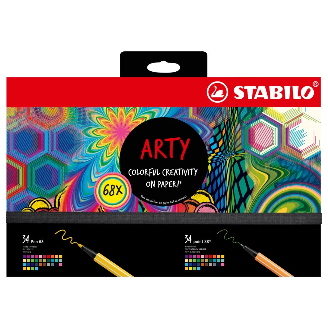 STABILO ARTY Hero Set 68 pcs - Pen 68 & point 88