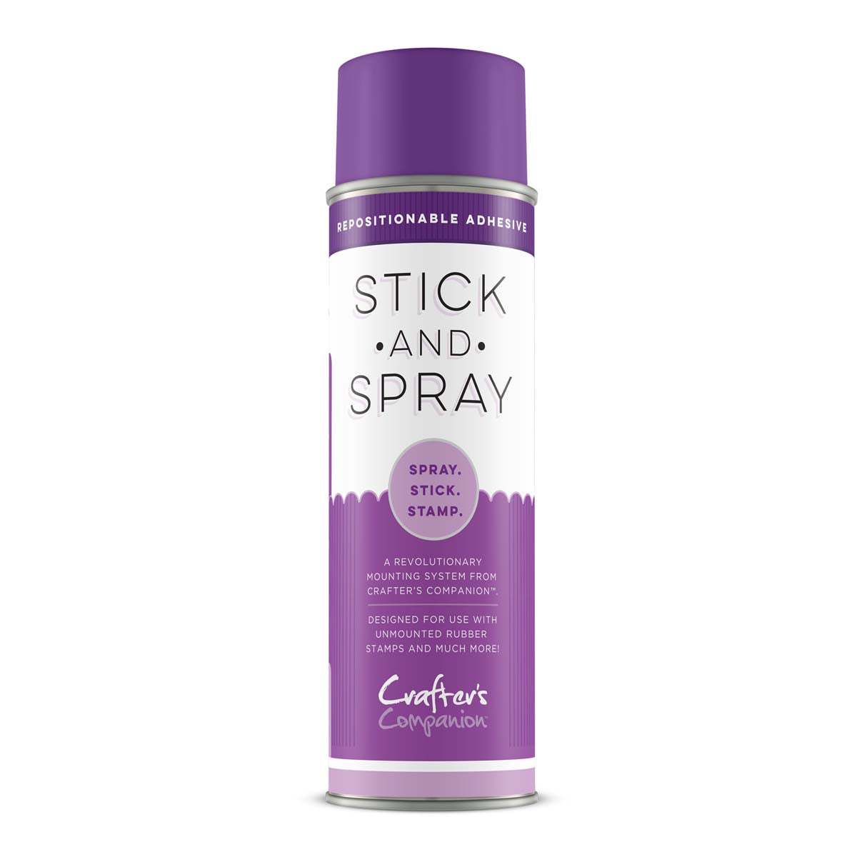 Crafter's Companion - Stick and Spray Mounting Adesive (Purple Can)