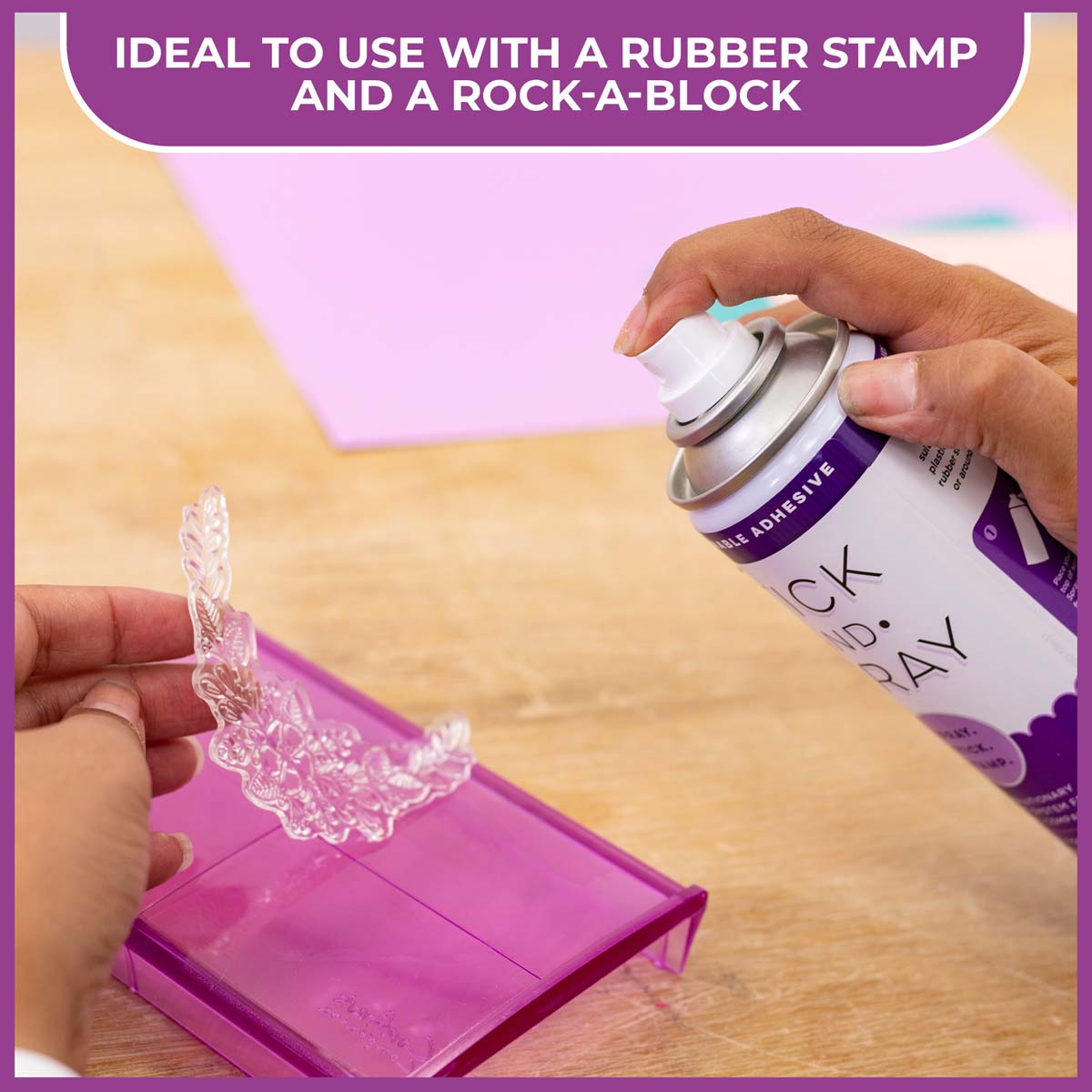 Crafter's Companion - Stick and Spray Mounting Adhesive (PURPLE CAN)