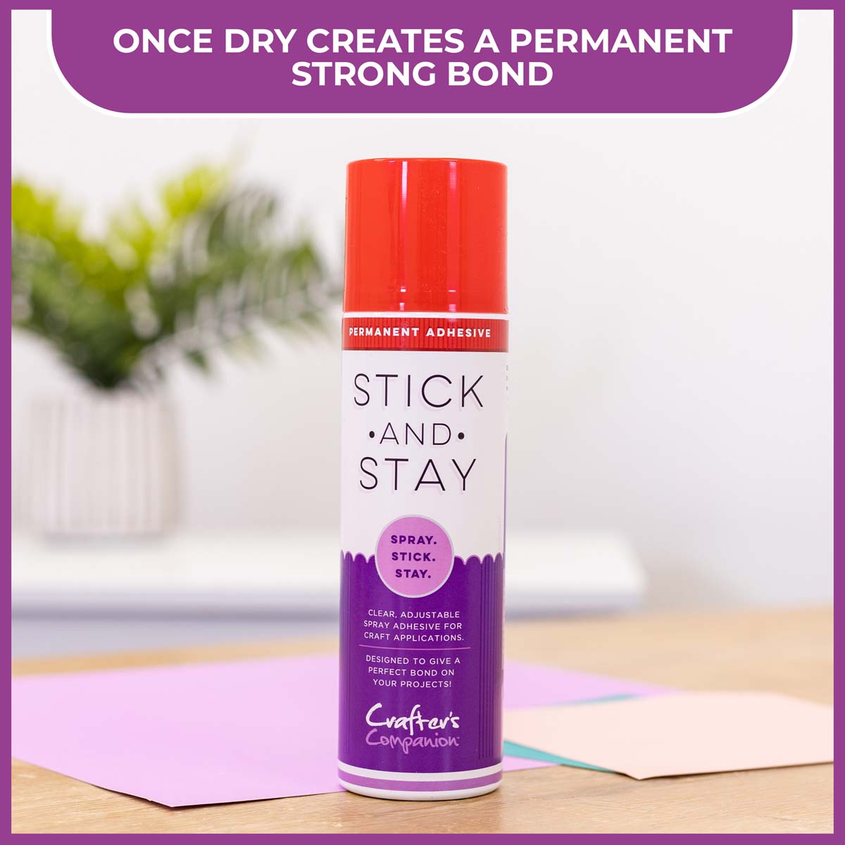 Crafter's Companion - Stick and Stay Mounting Adhesive (RED CAN)