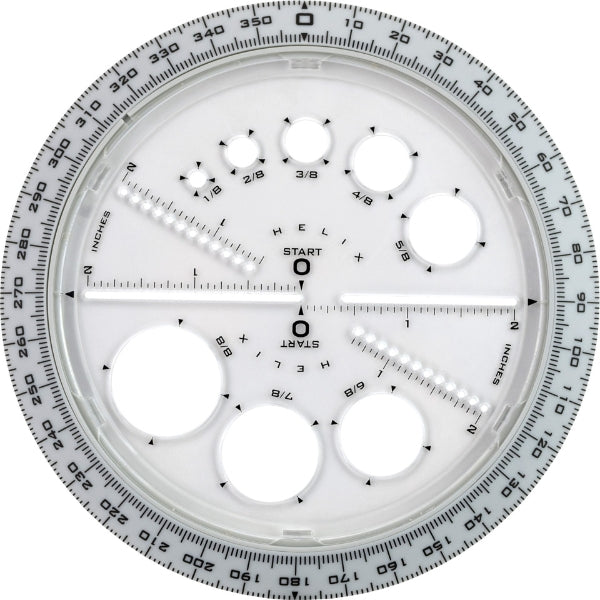 Helix - Angle and Circle Maker 15cm 360degree