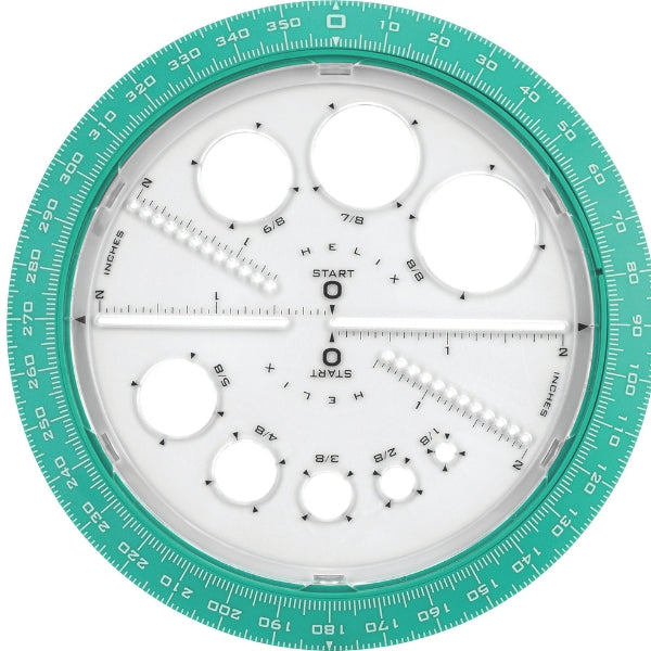 Helix - Angle and Circle Maker 15cm 360degree