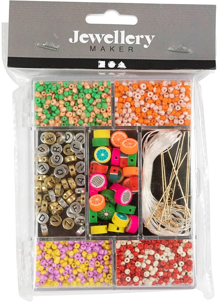 Creativ - Craft Bead Mix Jewellery Bold Colours - Fruit Mix