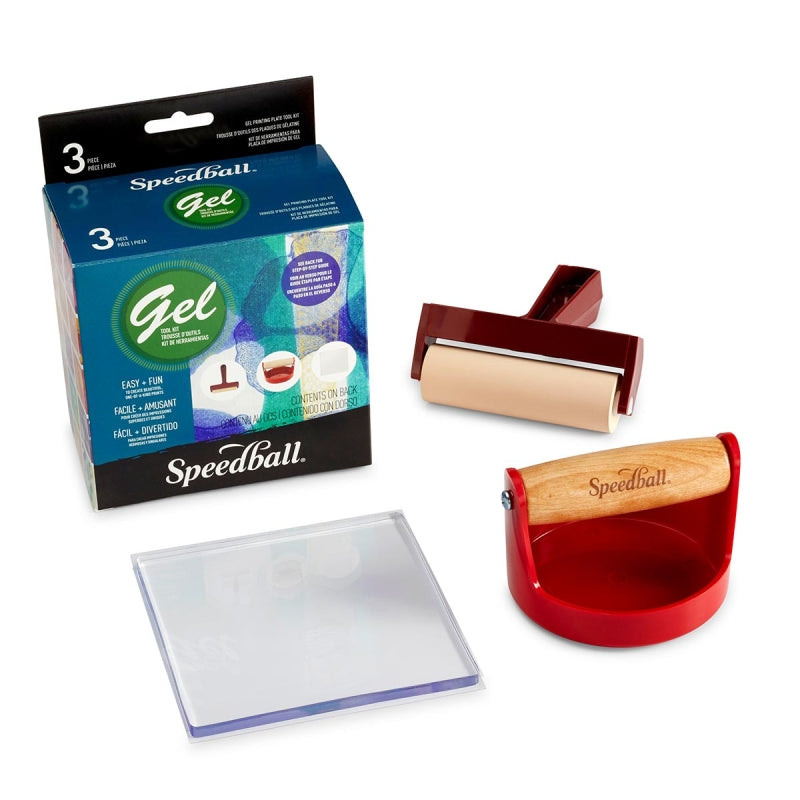 Speedball - toolkit di stampa a piastra gel