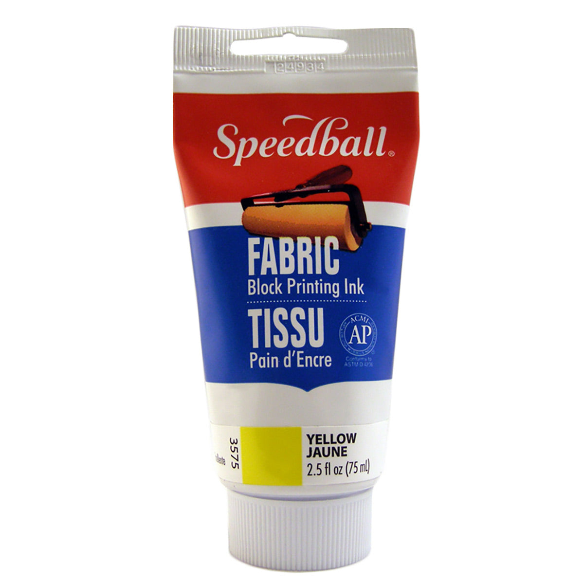 Speedball - Fabric Block Druckfarbe 75ml (2.5oz) - Gelb
