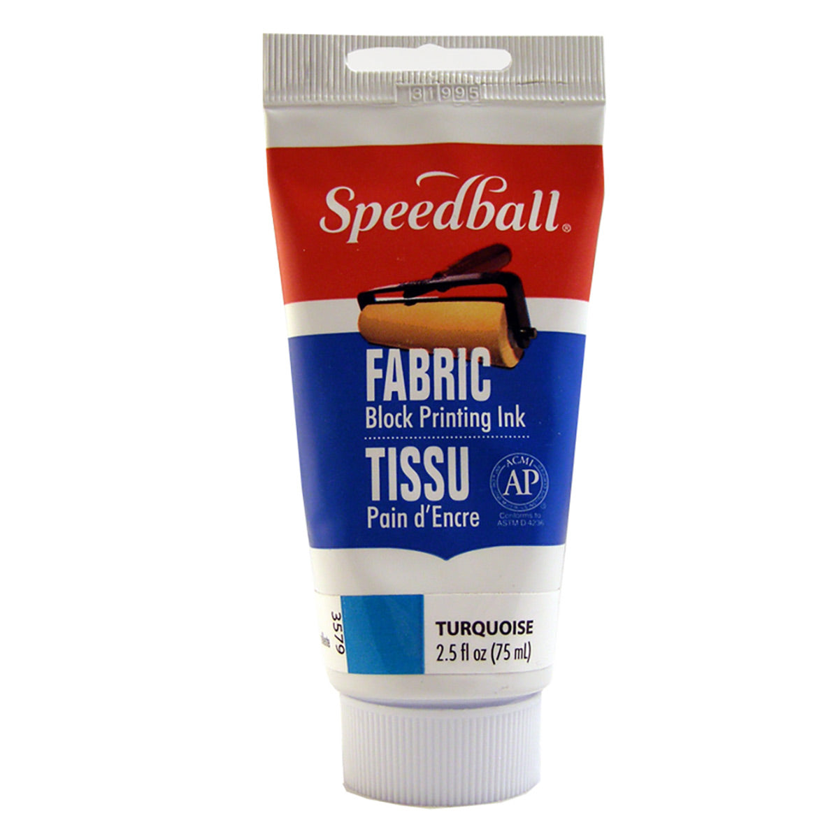 Speedball - Stoffblockdruckfarbe 75ml (2.5oz) - Türkis