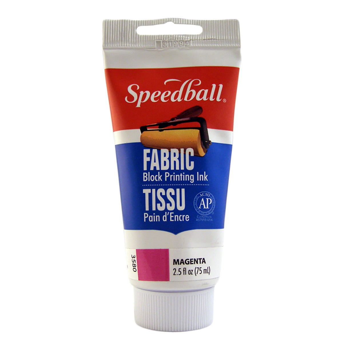 Speedball - Fabric Block Printing Ink 75ml (2,5 oz) - Magenta