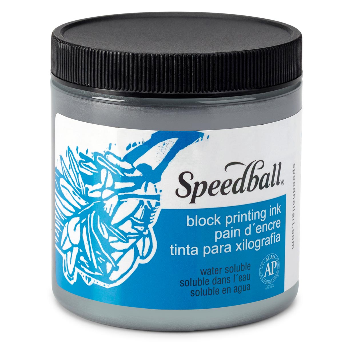 Speedball - in water oplosbaar blok inkt 236 ml (8oz) - tin