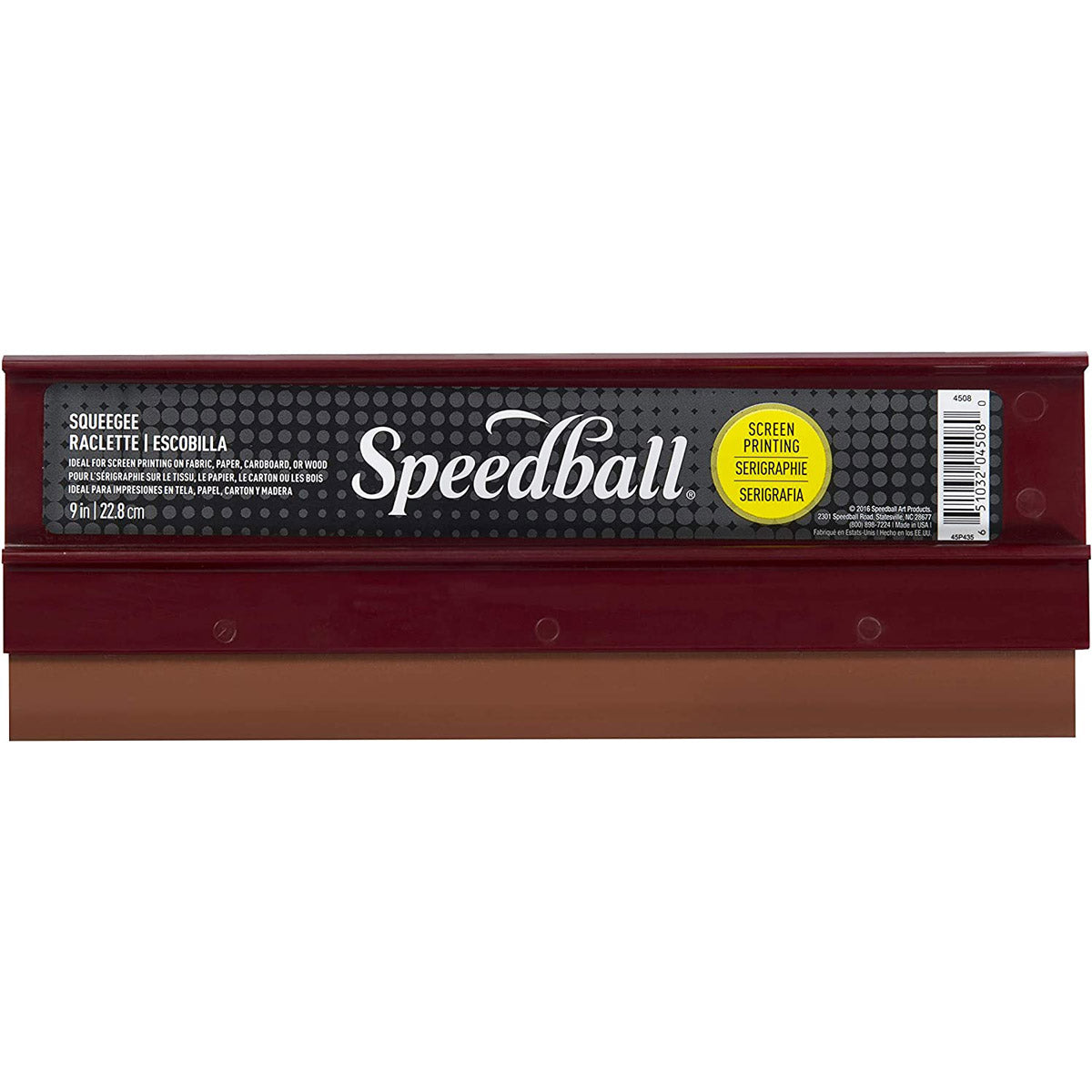 Speedball - 9 -inch Craft Paper Squeegee - 65 Durometer
