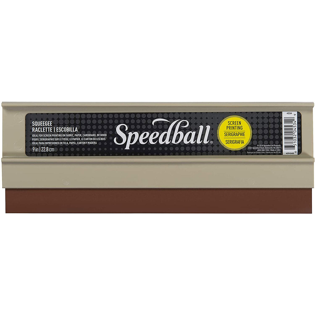 Speedball-Raclette en tissu artisanal de 9 pouces-Duromètre 65