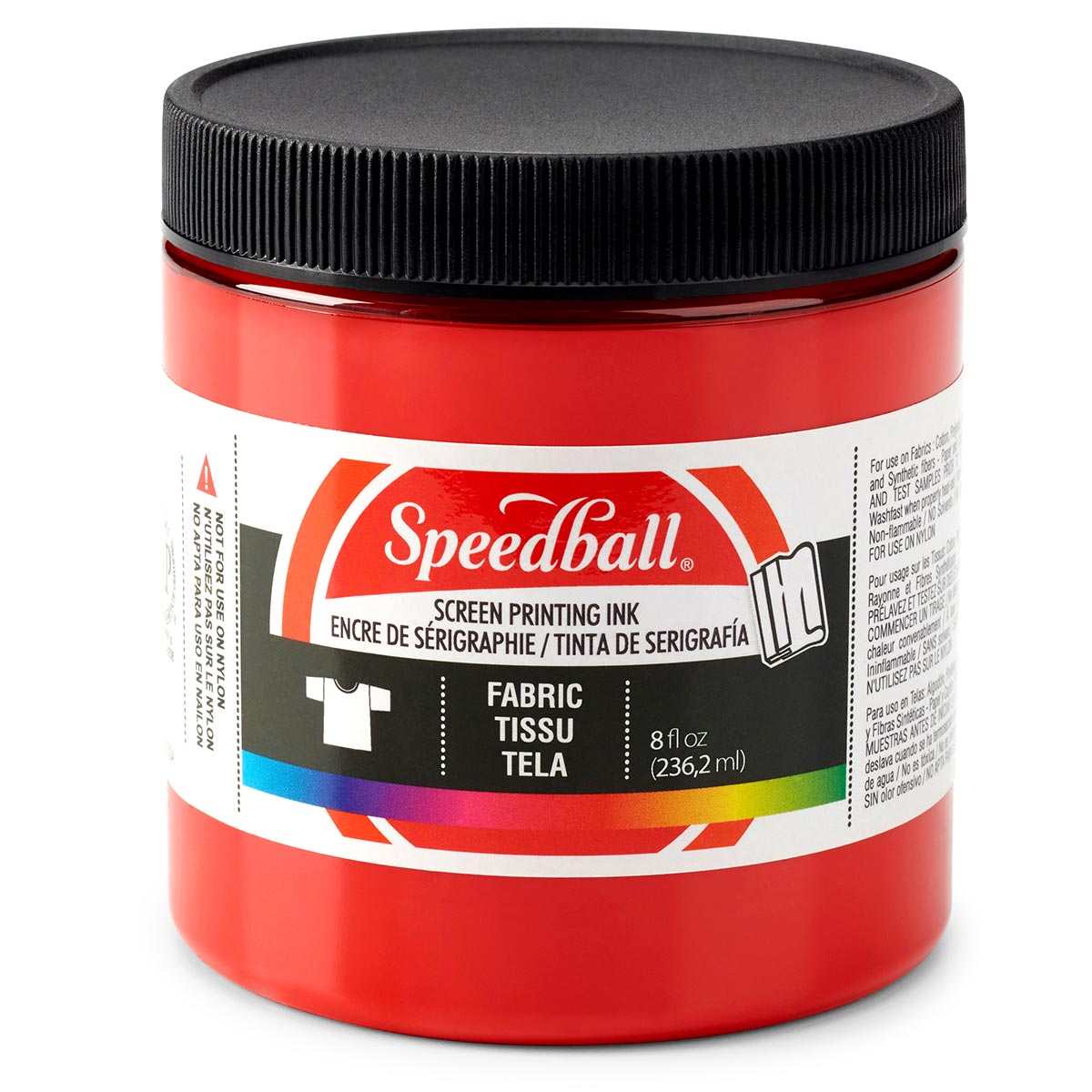 Speedball - Encre de sérigraphie pour tissu 236 ml (8 oz) - Rouge