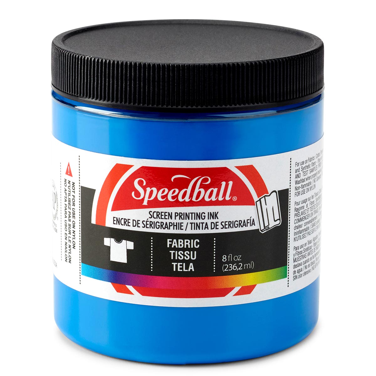 Speedball - Encre de sérigraphie pour tissu 236 ml (8oz) - Bleu
