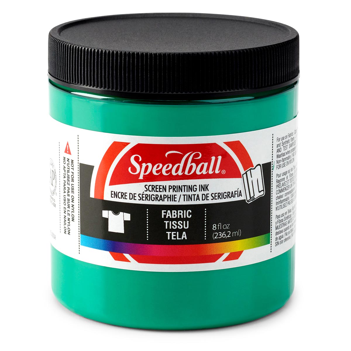 Speedball-Encre de sérigraphie en tissu 236ml (8oz) -Vert