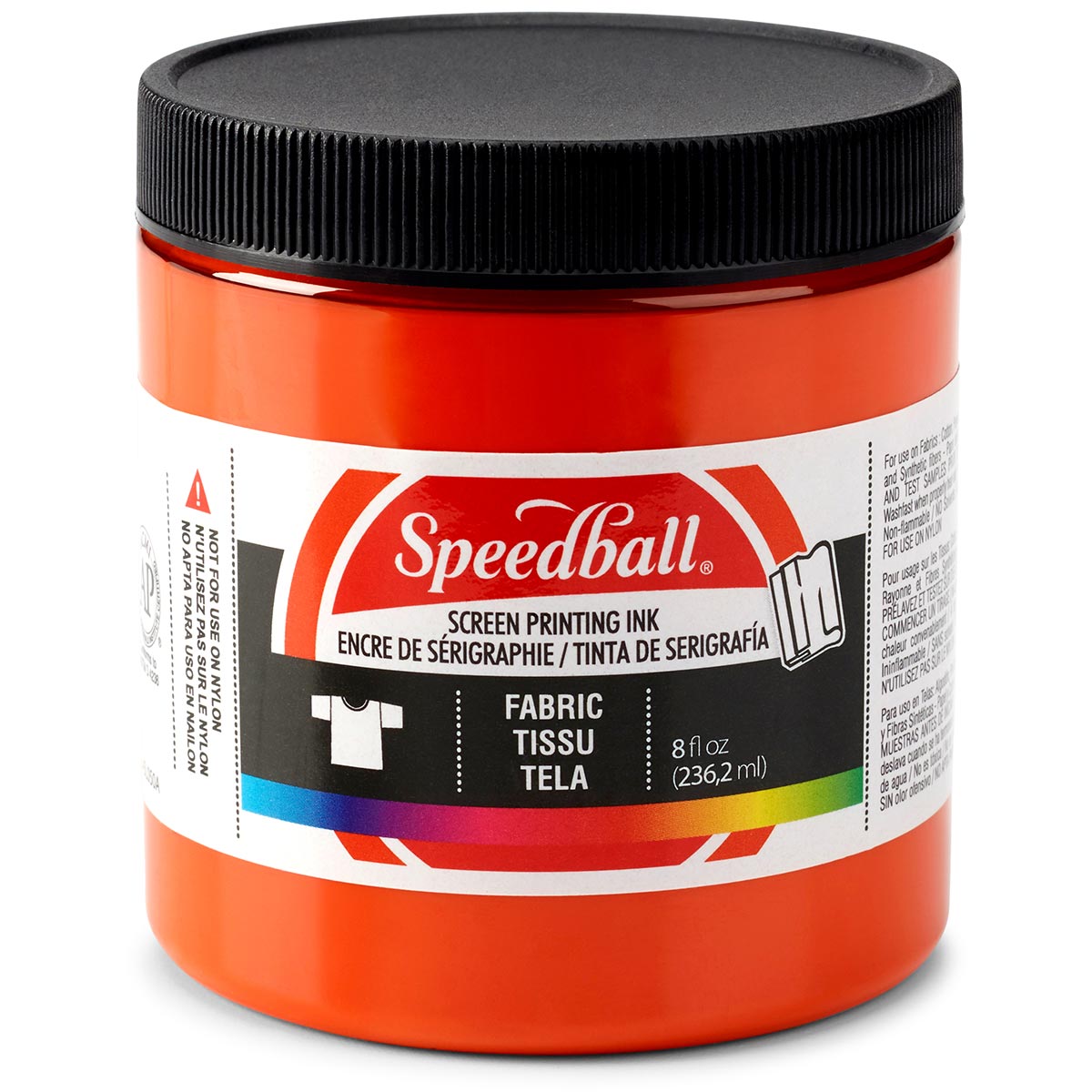 Speedball - Encre de sérigraphie pour tissu 236 ml (8 oz) - Orange