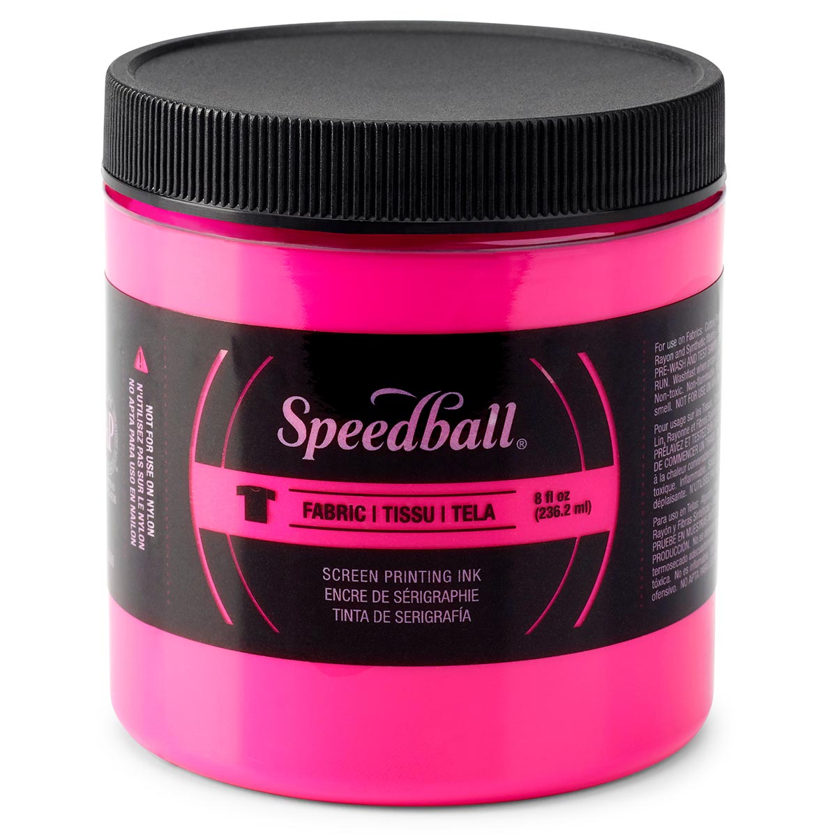 Speedball - Encre de sérigraphie pour tissu 236 ml (8oz) - Magenta fluorescent