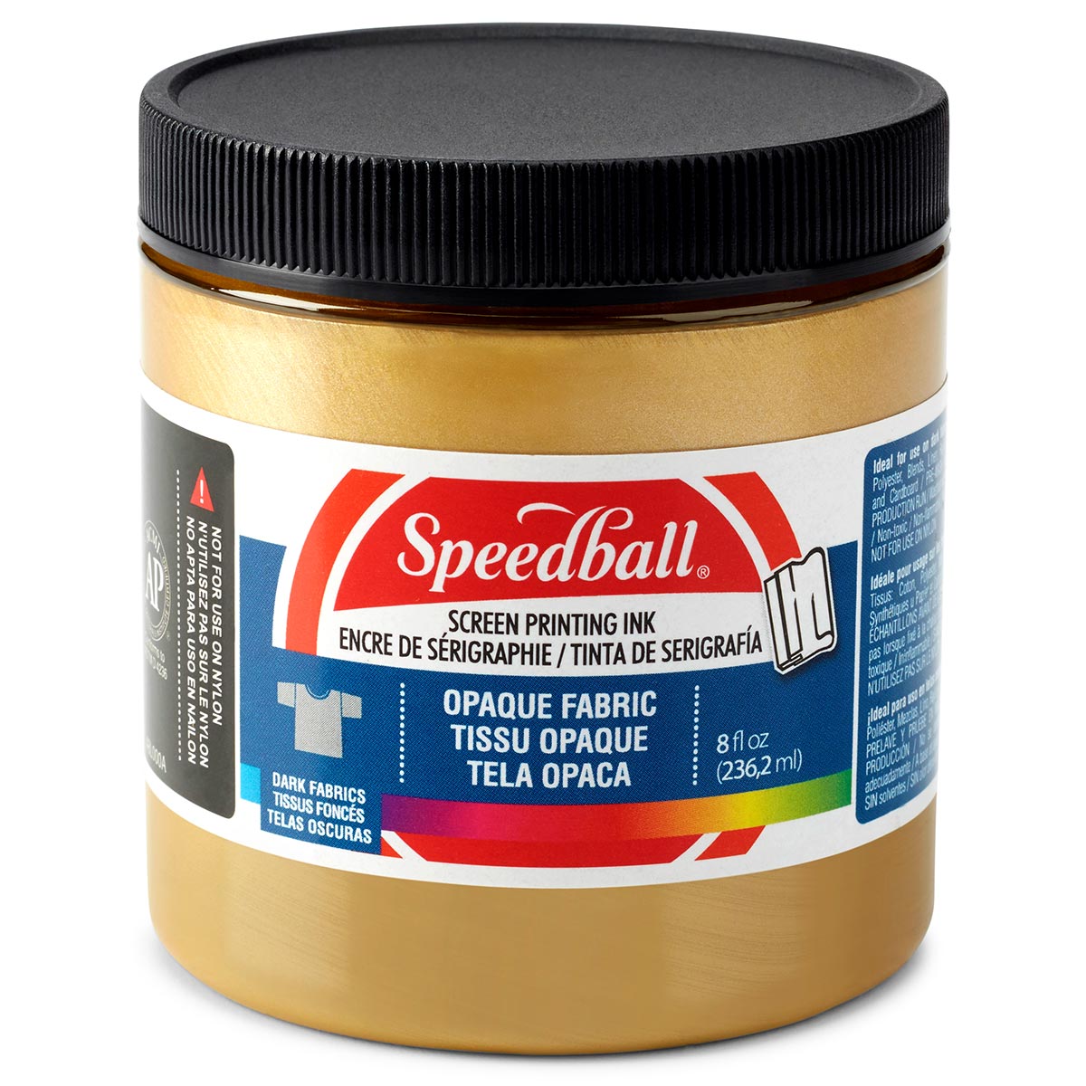 Speedball - Stoffen schermafdrukken inkt 236 ml (8oz) - ondoorzichtig goud