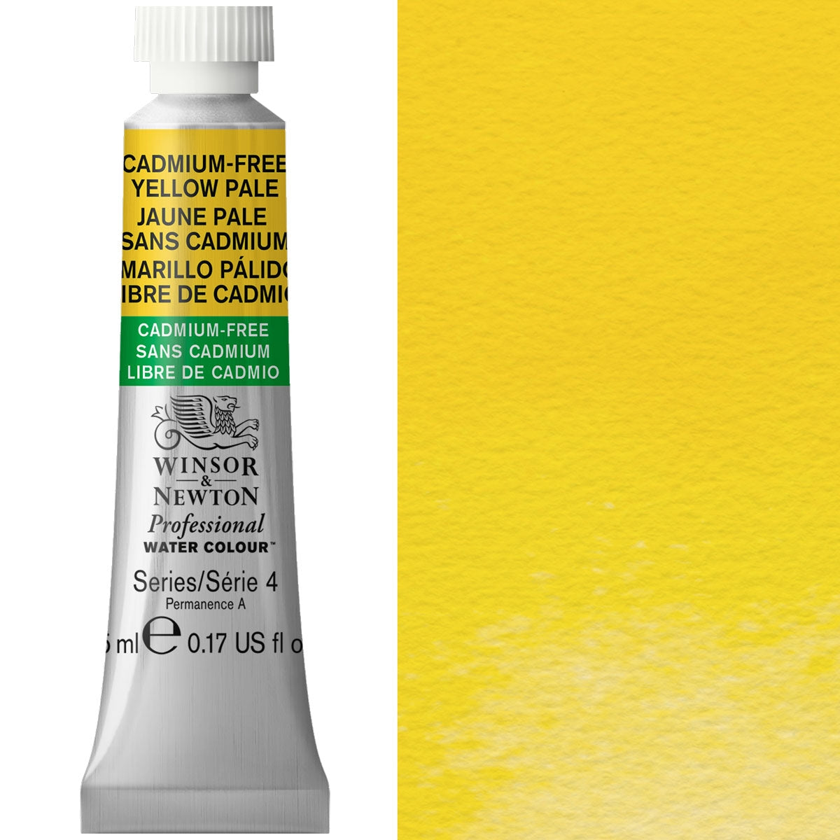 Winsor and Newton - Professional Artists' Watercolour - 5ml - Cadmium FREE Yellow Pale