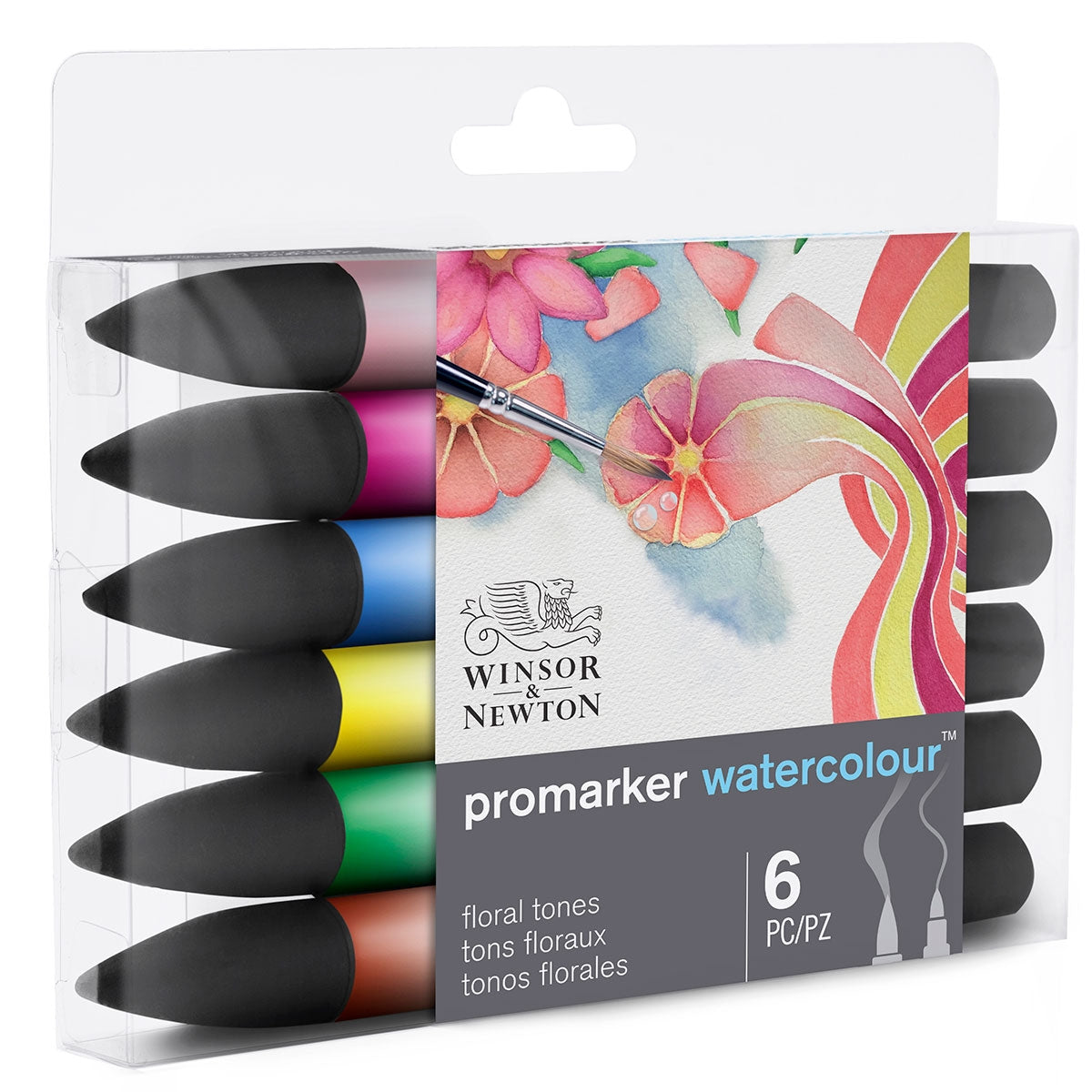 Winsor and Newton - Promarker Watercolour 6 Set - Floral Tones
