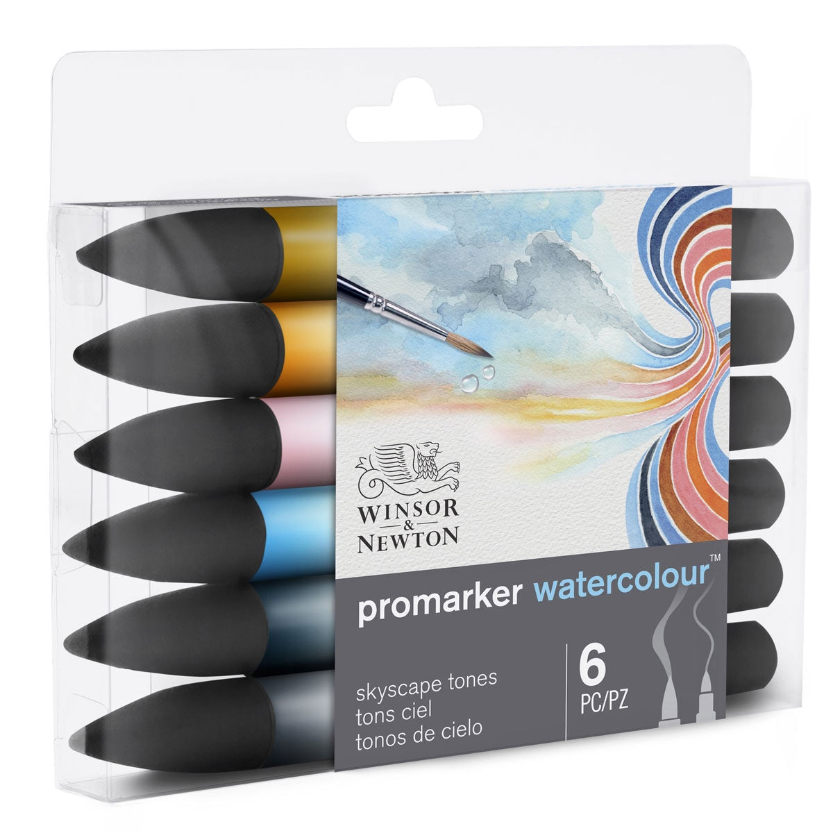 Winsor and Newton - Promarker Watercolour 6 Set - Sky Tones