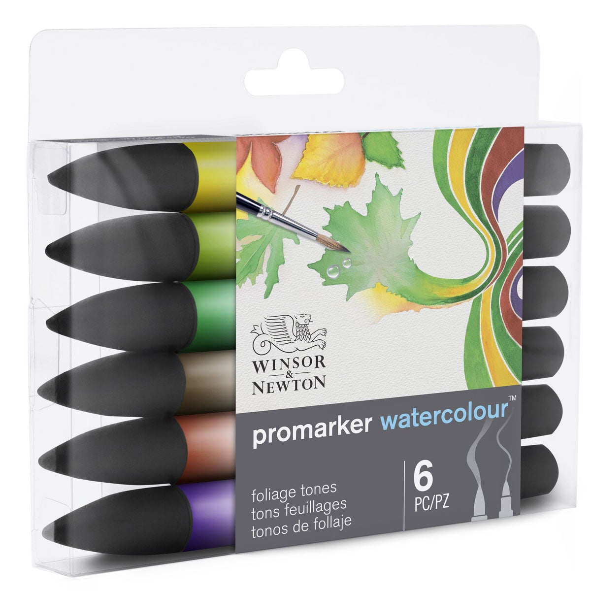 Winsor and Newton - Promarker Watercolour 6 Set - Foliage Tones
