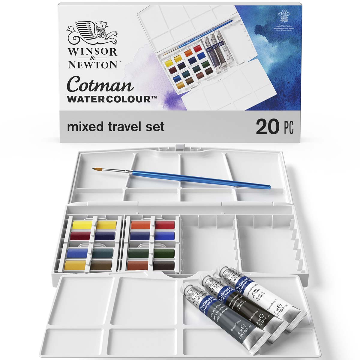 Winsor en Newton - Cotman Waterconor Set - Plus Painting Box