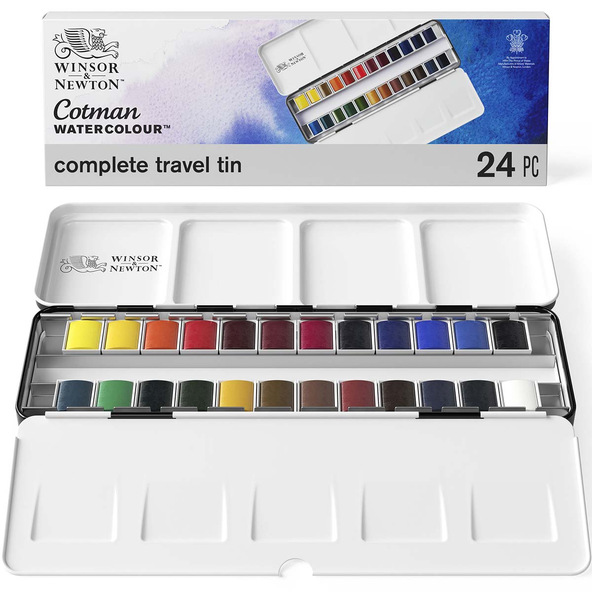 Winsor and Newton - Cotman Watercolour set - Sketchers Metal Box