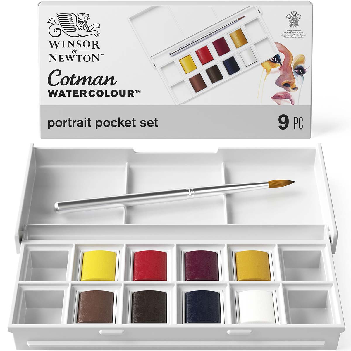 Mozart Komorebi Metallic Premium Watercolor Paint Set, Set of 6, Size: Metallic 6 Colors