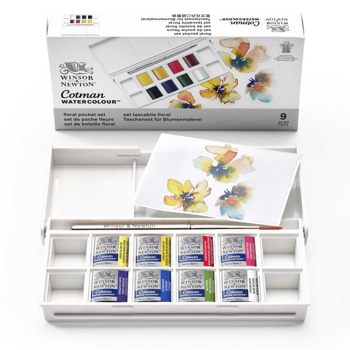 Winsor & Newton - Cotman Watercolour - Pocket Set - Floral