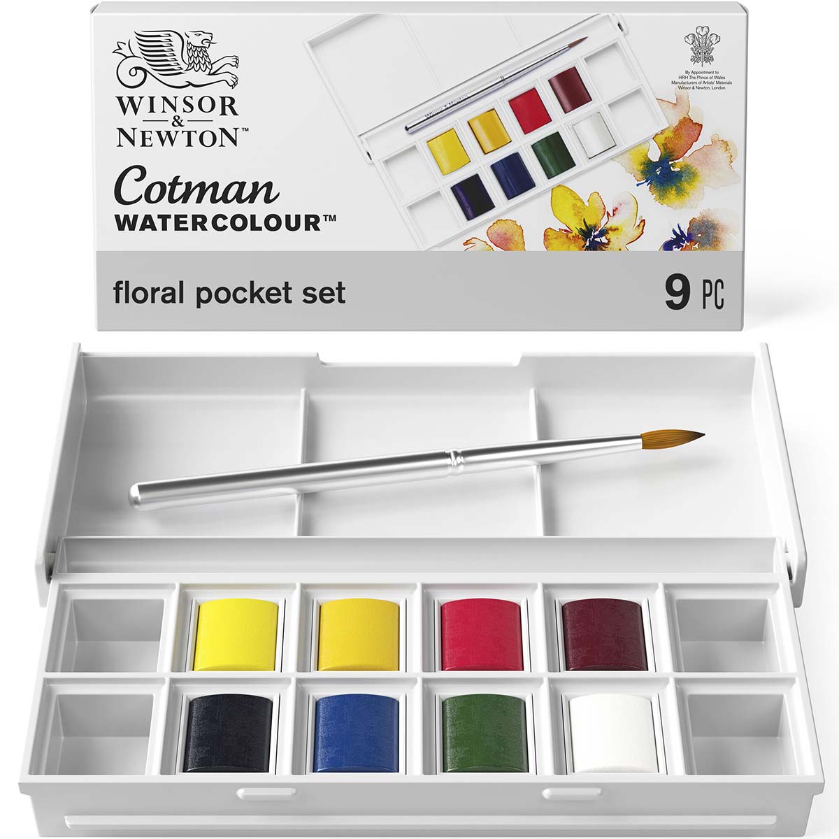 Winsor & Newton - Cotman Aquarel - Pocket Set - Floral