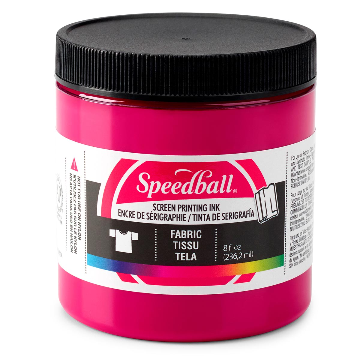 Speedmaster Printer Ink Speedball - Fabric Screen Printing Ink 236ml (8oz) - Process Magenta