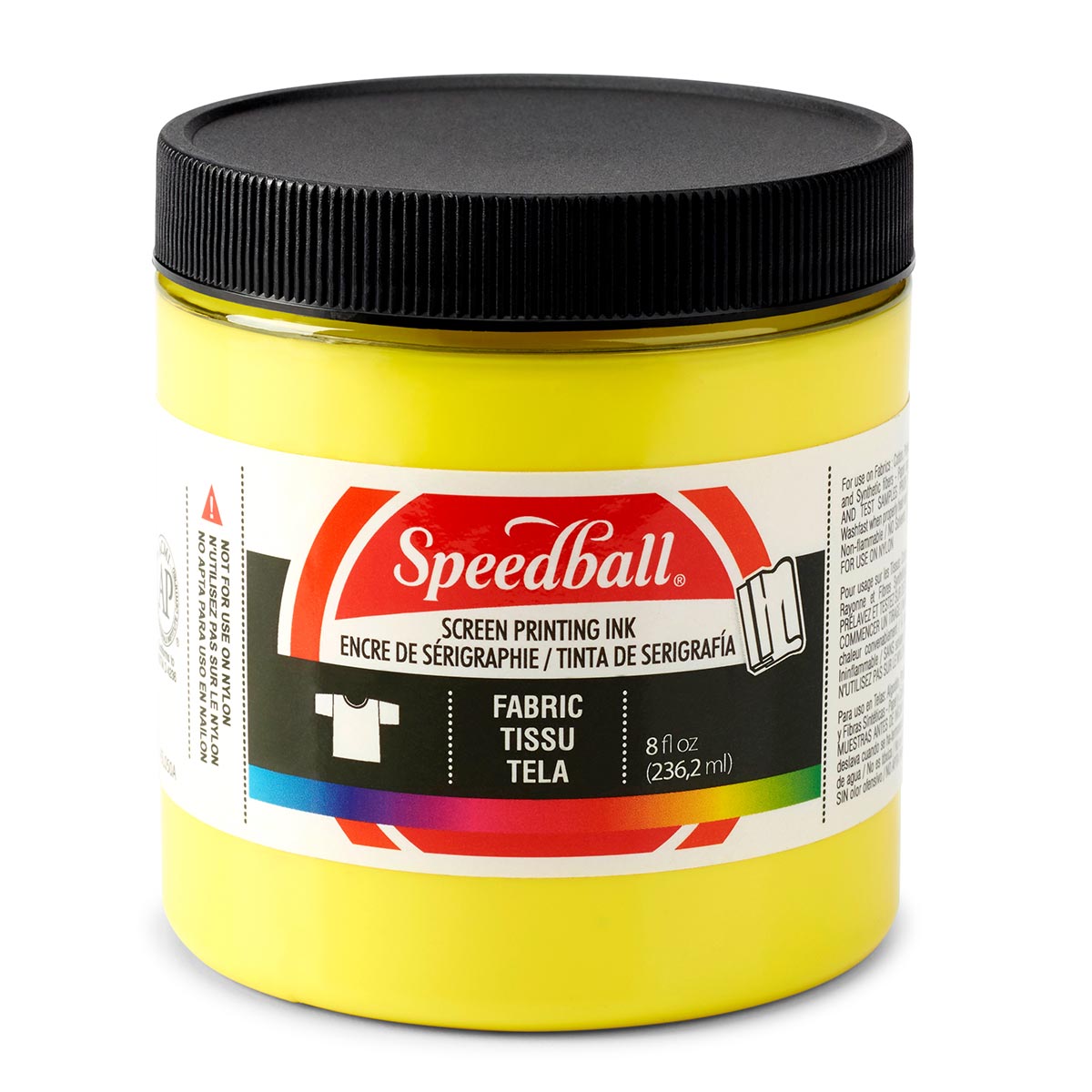 Speedball - Encre de sérigraphie pour tissu 236 ml (8 oz) - Jaune procédé