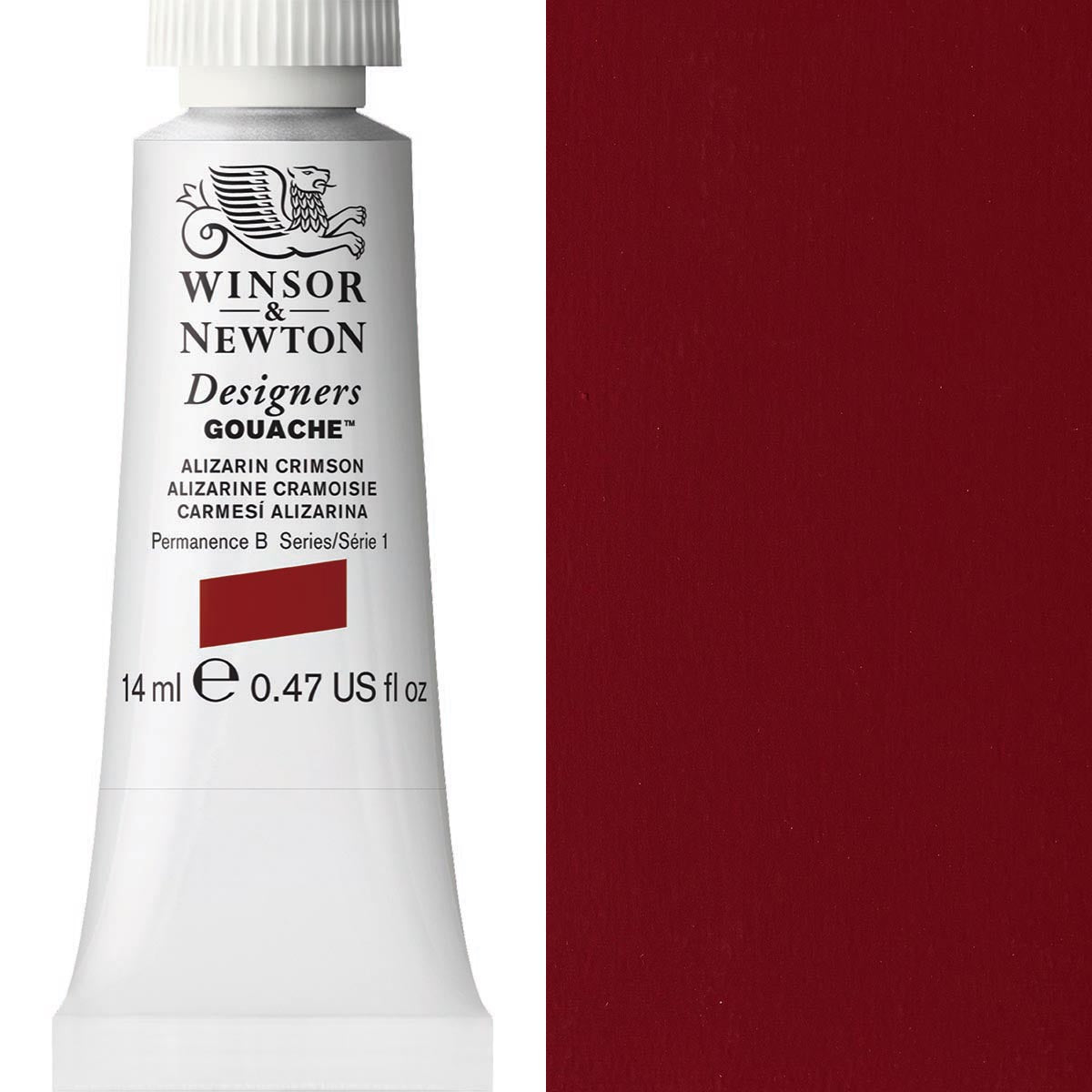 Winsor and Newton - Designers Gouache - 14ml - Alizarin Crimson