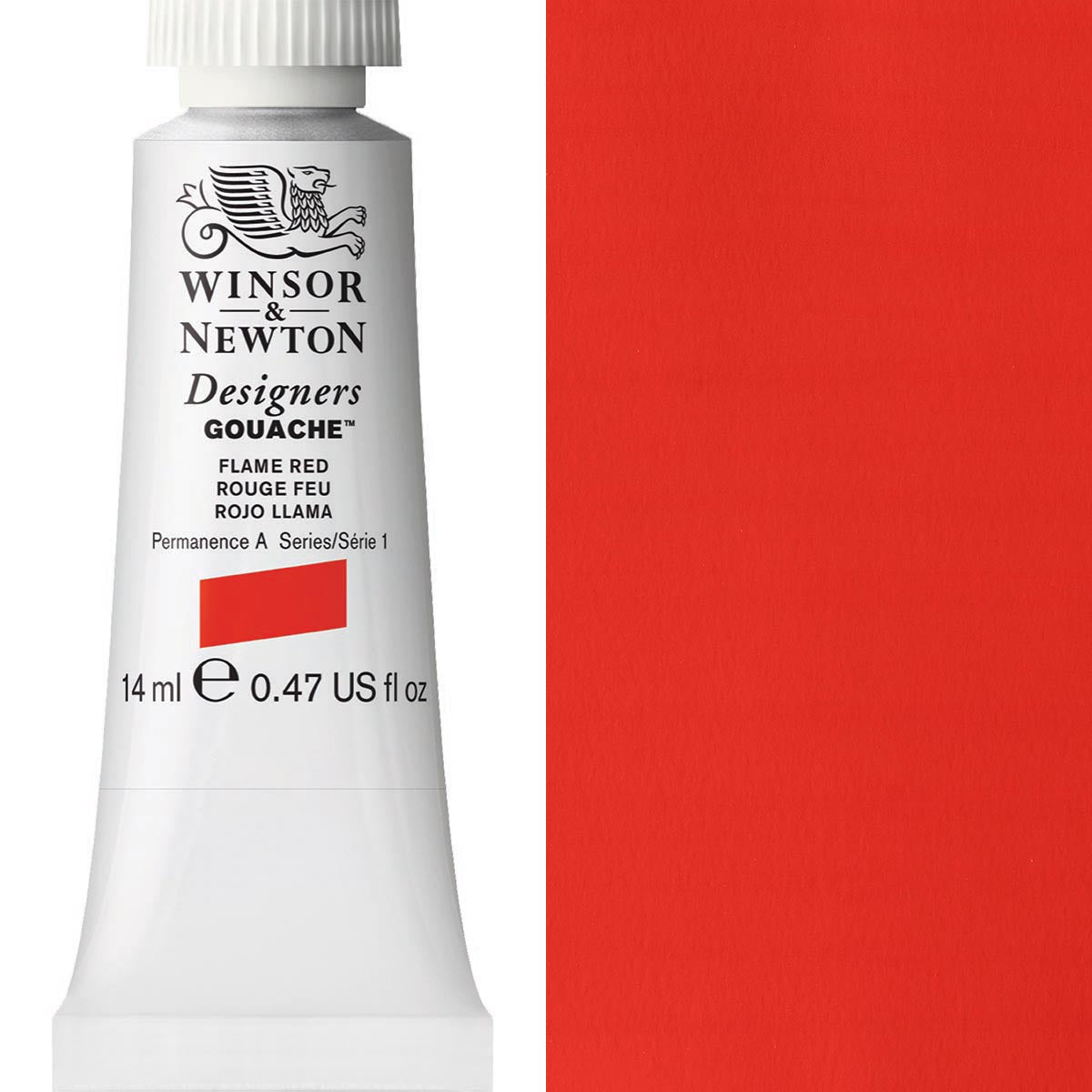 Winsor et Newton - Gouache des concepteurs - 14 ml - flamme rouge
