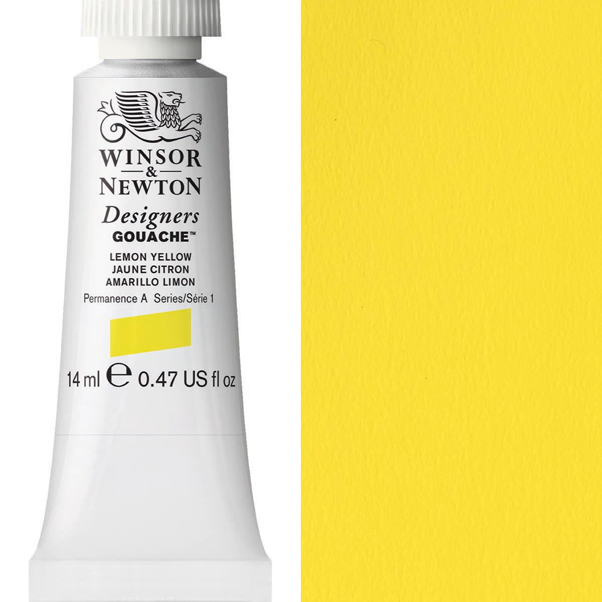 Winsor en Newton - Designers Gouache - 14ml - Lemon geel