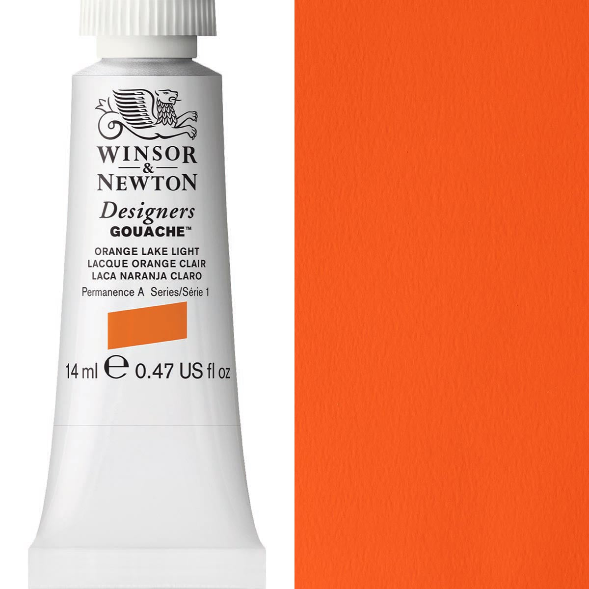 Winsor and Newton - Designers Gouache - 14ml - Orange Lake Light