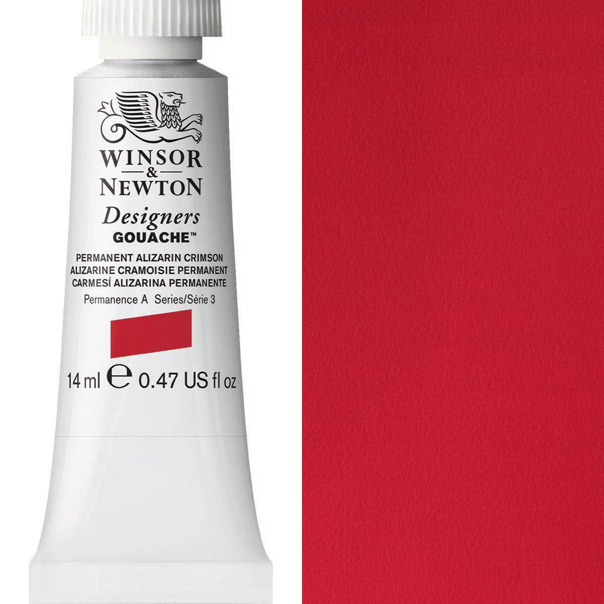 Winsor and Newton - Designers Gouache - 14ml - Permanent Alizarin Crimson